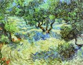 Olive Grove Bright Blue Sky Vincent van Gogh